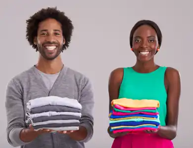 Folded Laundry Shutterstock 2139874925