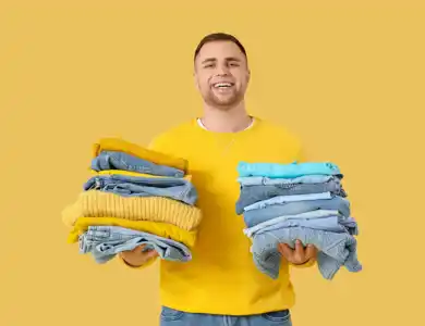 Laundry Yellow Con Shutterstock 2600958877